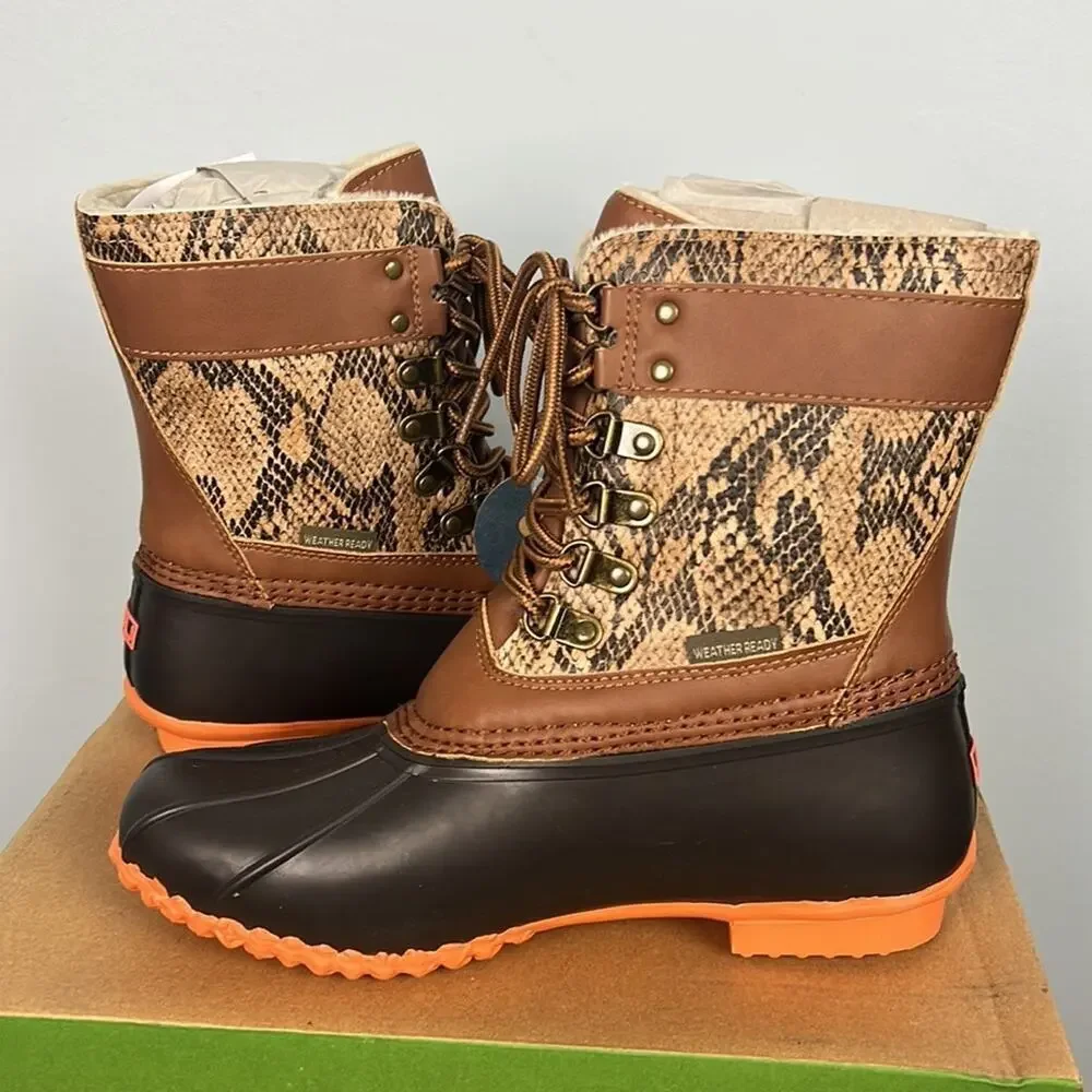 JBU by Jambu Calgary Weather Ready Rubber Boots women’s size 6.5
